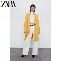 ZARA 02712152300 女士大衣外套绒面质感