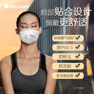 Blueair 布鲁雅尔 KN95 一次性防护口罩 白色 10只装