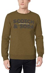 Scotch & Soda 男士徽标文字运动衫