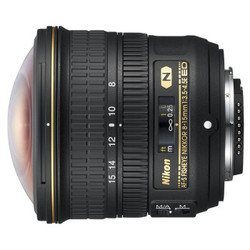Nikon 尼康 AF-S 8-15mm F3.5-4.5E ED 鱼眼镜头 尼康F卡口