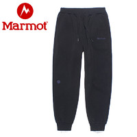 Marmot/土拨鼠2020新款男士针织透气休闲运动长卫裤