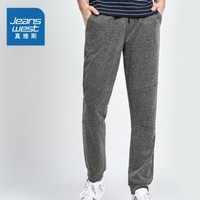 Jeanswest 真维斯 JW-91-159702 男士针织束脚运动裤