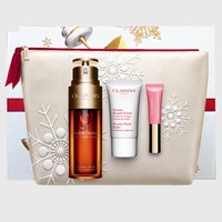 CLARINS 娇韵诗 双萃焕活修护精华露 50ml+晶莹美颜霜15ml+唇膏 5ml