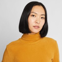 UNIQLO 优衣库 HEATTECH 418240 女士摇粒绒两翻领T恤