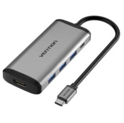 VENTION 威迅 Type-C 五合一扩展坞（USB 3.0*3、PD快充、HDMI）