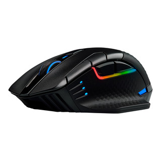 USCORSAIR 美商海盗船 DARK CORE RGB PRO SE 2.4G蓝牙 SLIPSTREAM 无线鼠标 18000DPI RGB 黑色