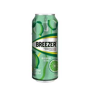 BREEZER 冰锐 朗姆预调鸡尾酒 3度 洋酒 青柠味 330ml/罐