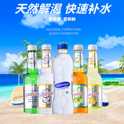 土耳其进口Eurofresh欧鲜椰子碳酸汽水含气火锅饮料250ml*24小瓶