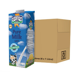 PREMIER DAIRIES 爱尔优 1L盒*6 全脂牛奶 孕妇儿童高钙整箱早餐奶 爱尔兰原装进口