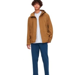 UNIQLO 优衣库 中性连帽登山外套 425033 浅褐色 S