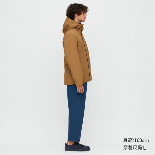 UNIQLO 优衣库 中性连帽登山外套 425033 浅褐色 S