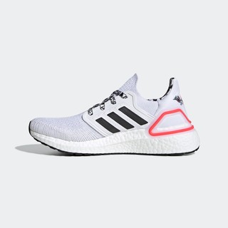 adidas 阿迪达斯 ULTRABOOST 20 女士跑鞋 FX9576 白/1号黑/亮粉红荧光 36