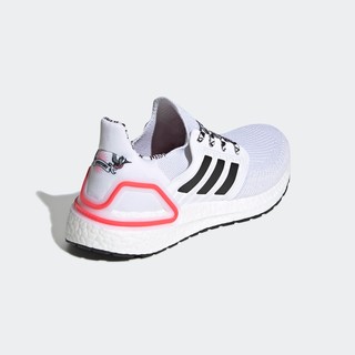 adidas 阿迪达斯 ULTRABOOST 20 女士跑鞋 FX9576 白/1号黑/亮粉红荧光 36