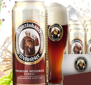 商品franziskaner 教士 范佳乐小麦黑啤酒 500ml*24瓶
