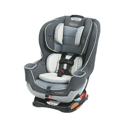 葛莱 儿童汽车安全座椅 0-7岁Extend2Fit 灰色双向安装坐躺调节式 LATCH接口