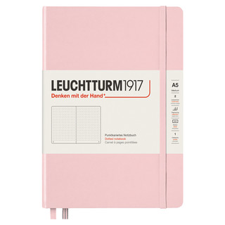 LEUCHTTURM1917德国灯塔经典系列笔记本子A5硬皮手账本手帐商务横格日记本点格方格横线空白办公学习记事本