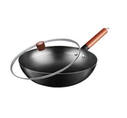 Midea 美的 CT32A10 不锈钢铁炒锅 带盖 32cm *3件