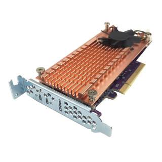 QNAP威联通 NAS 网络存储配件 QM2-2P-384 2XM.2 PCIe SSD扩充卡