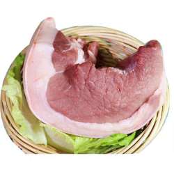 贤通 新鲜猪肉农家散养猪后腿肉 五斤装