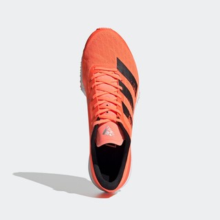 adidas 阿迪达斯 adizero Takumi Sen 6 中性跑鞋 EE4341 信号珊瑚粉/1号黑色/银金属 36