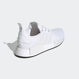 Adidas 三叶草 NMD_R1 中性休闲运动鞋 FV8151 亮白/1号黑色 36.5