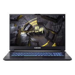 Hasee 神舟 战神Z8-CU5NA 15.6英寸游戏本（i5-10300H、8GB、512GB、RTX2060、144Hz）