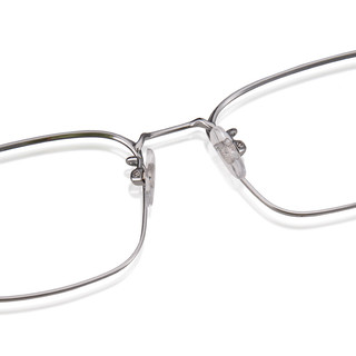 EYEPLAY 目戲 宝岛眼镜框 男士超轻眼镜架 商务钛 黑银近视镜架EP-1022KY-C2-53mm
