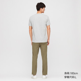 UNIQLO 优衣库 中性V领短袖T恤 427916 灰色 XS