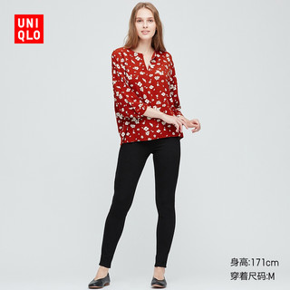 UNIQLO 优衣库 424969 女士印花七分袖衬衫