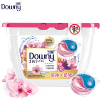 京东PLUS会员：Downy 当妮 2合1洗衣凝珠 樱花 25颗 *4件