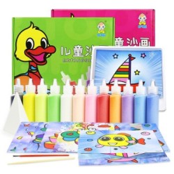 JIMITU 吉米兔 儿童沙画套装 12张画纸套装