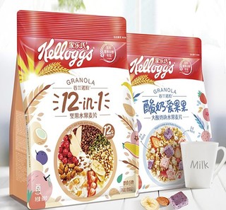 Kellogg's 家乐氏 谷兰诺拉 12-in-1 坚果水果麦片 600g