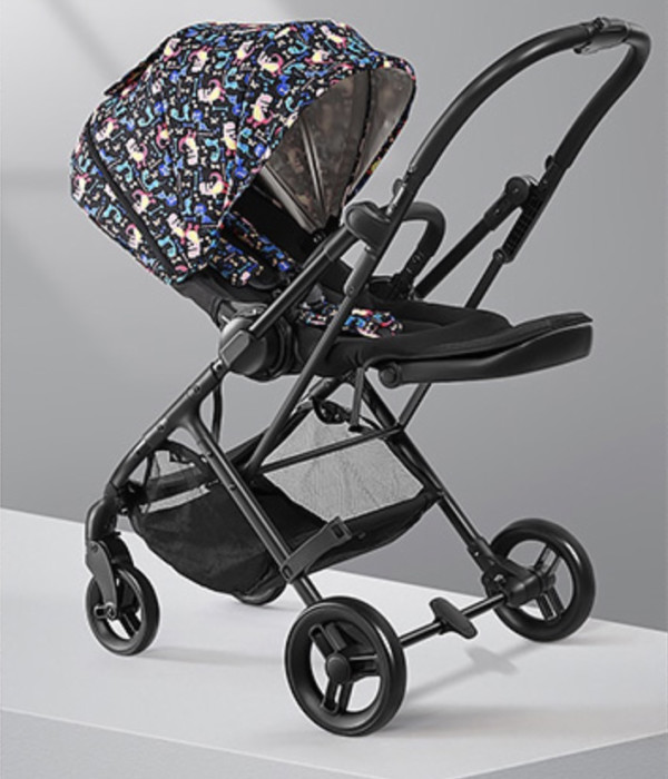 小编精选elittile逸乐途恐龙款高景观婴儿推车