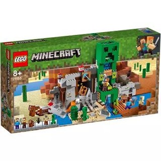 乐高(LEGO)积木 我的世界Minecraft爬行者矿洞寻宝8岁+ 21155 儿童玩具 男孩女孩生日礼物