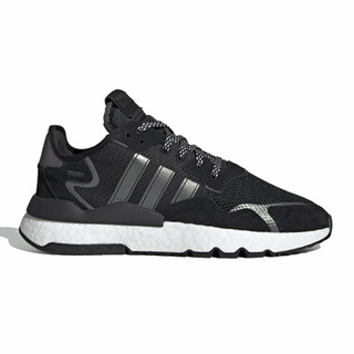 Adidas 三叶草 NITE JOGGER 中性休闲运动鞋 FU6844 1号黑色/碳黑 37