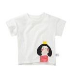 Mini Balabala 迷你巴拉巴拉 女童短袖T恤 M1172180103 白色 90cm
