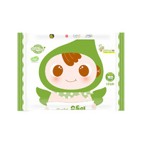 顺顺儿 绿色系列婴儿湿纸巾便携10片