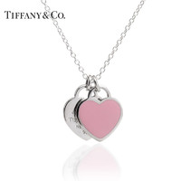 Tiffany&Co. 蒂芙尼 TIFFANY & Co RTT 28751249 纯银双心项链 粉色款 45cm