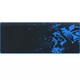 京东PLUS会员：灵蛇 游戏鼠标垫超大号加厚电脑桌垫 精密包边 底部防滑 办公游戏皆宜 P05 黑蓝色