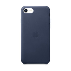 Apple 苹果 iPhone SE 皮革保护壳 - 午夜蓝色