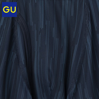 GU极优男装GU DRY平脚短裤(几何图案)舒适四角裤男士内裤319531