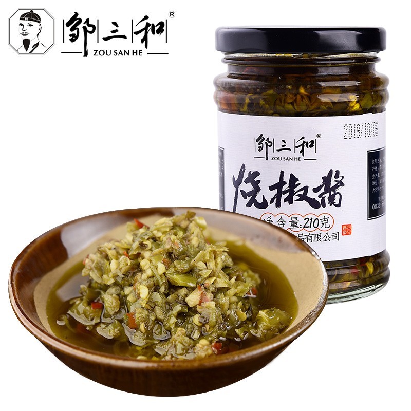 邹三和蒜蓉烧椒酱210g3件