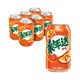 限华南：Mirinda 美年达 橙味 碳酸饮料 330ml*6罐