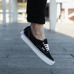 VANS 范斯 VN-0EE3BLK 情侣帆布鞋