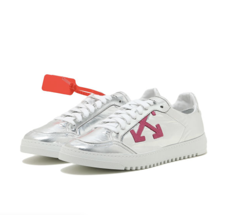 OFF-WHITE c/o VIRGIL ABLOH™ 箭头装饰亮面运动鞋 银色 EU39