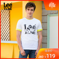 Lee 李 X-LINE L369374LE 男士棉质圆领T恤
