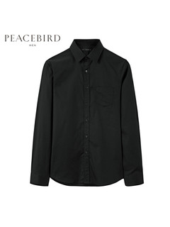 PEACEBIRD 太平鸟 B2CA63156 男士长袖衬衫