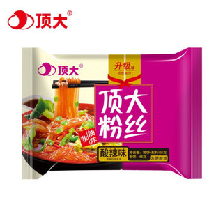 顶大 粉丝酸辣粉非油炸速食泡面条整箱批发 酸辣味*10袋