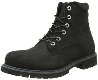 Timberland 添柏岚 男士6英寸工装靴 黑色