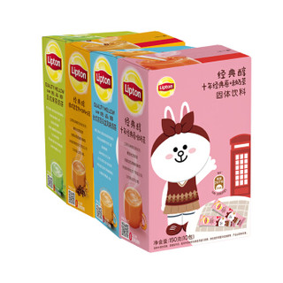 Lipton 立顿 Lipton JOY 狗年礼盒奶茶Line Friends缤纷分享装 4种口味 705g